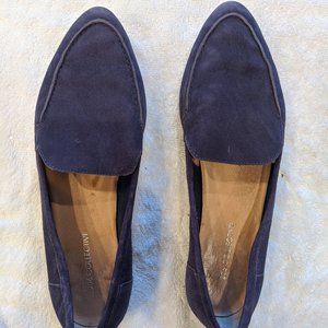 206 Collective Women Navy Blue Leona Suede Loafers
